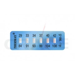 英國(guó)溫度美THERMAX溫度紙6格微型可逆測(cè)溫紙/熱敏貼紙